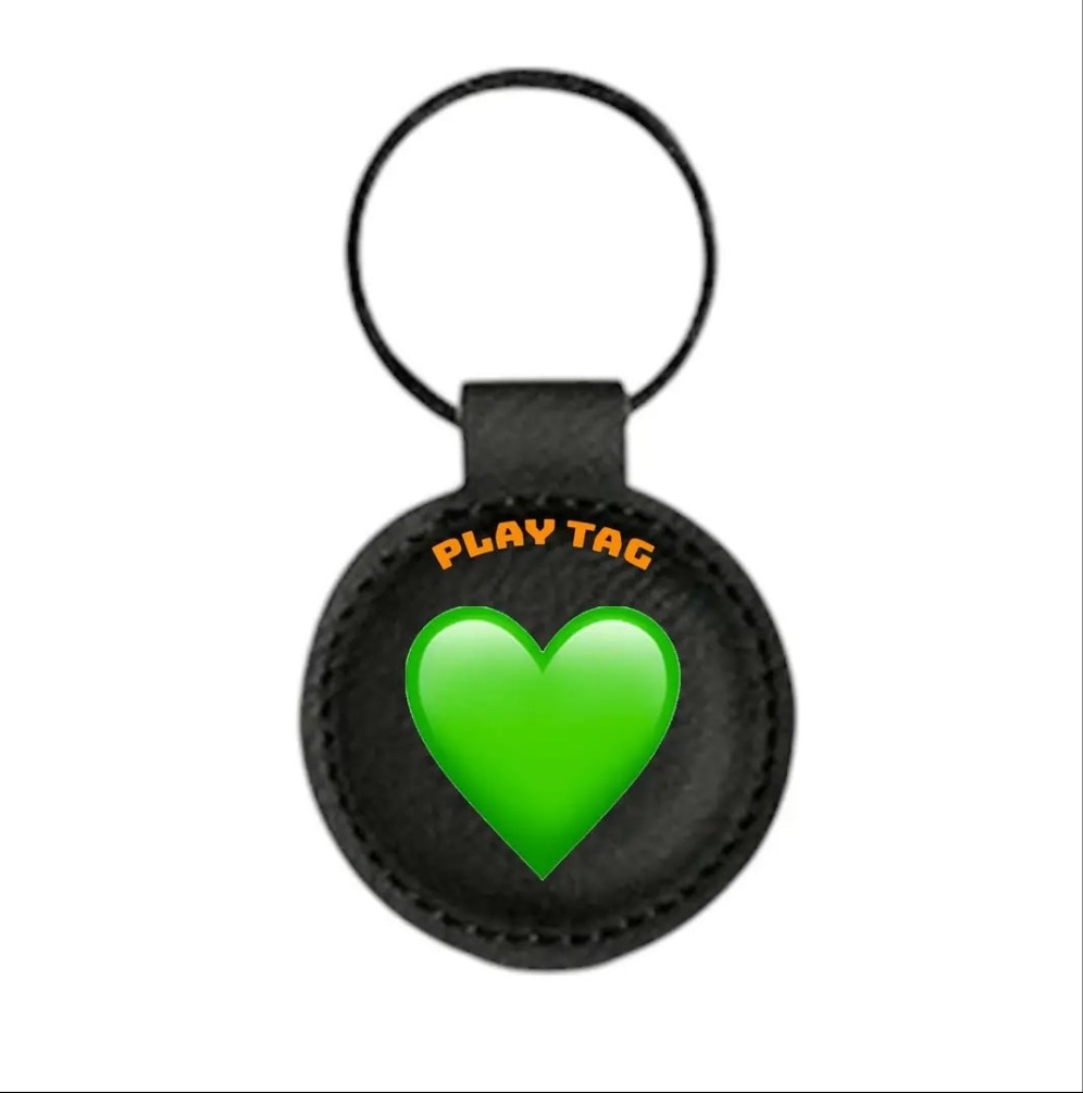 Play tag emoticon cuore verde 36