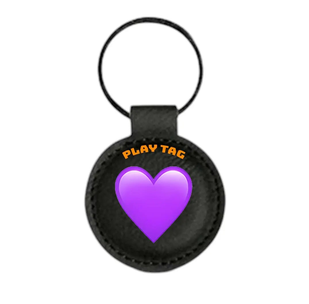 Play tag emoticon cuore viola 38