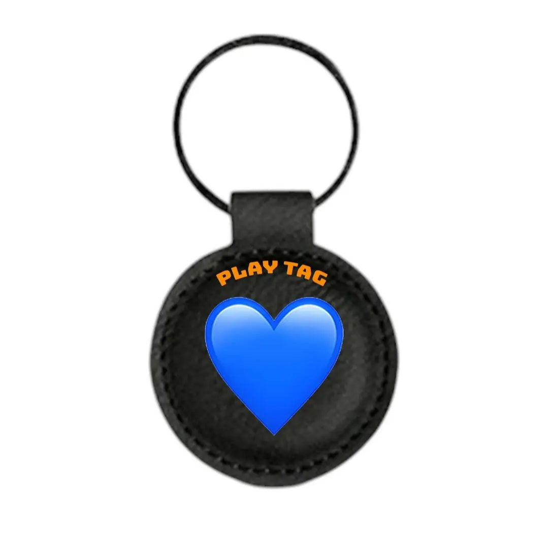 Play tag emoticon cuore blu 37