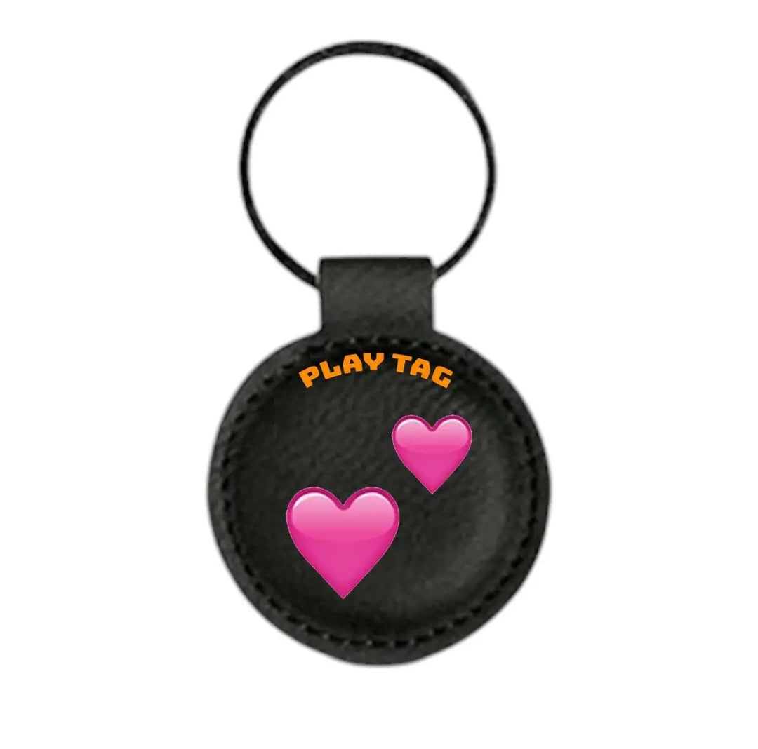 Play tag emoticon 2 cuori rosa 43